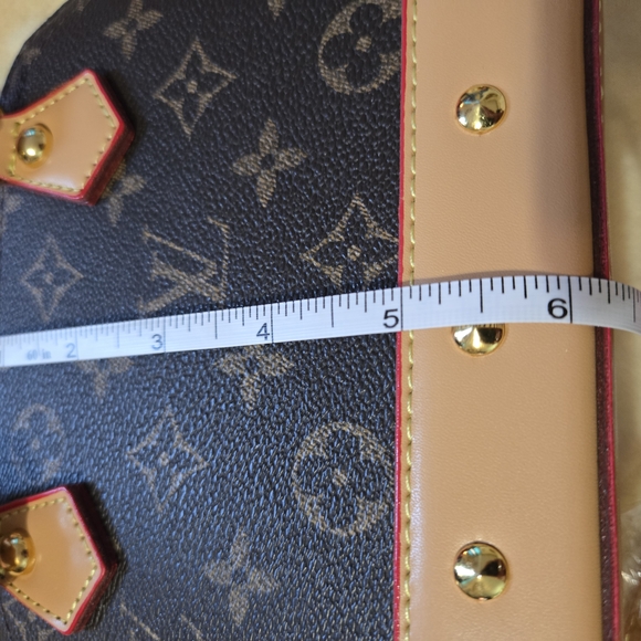 LV Fashion Black and Tan Mini Bag - Picture 5 of 6
